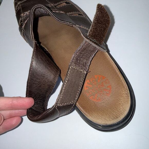 DUNHAM New Balance Monterey Fisherman Sandal Brown 9.5 EUC - Picture 8 of 9